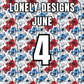 Lonely Designs Club Toppers- JUNE *DOUBLE MONTH*